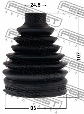 Купить запчасть FEBEST - 0517P-BK Пыльник ШРУСа наружный (83x107x24,5) 0517P-BK