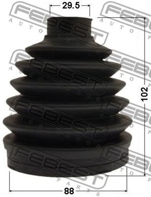 Купить запчасть FEBEST - 0517P-BT50 Пыльник ШРУСа 0517P-BT50