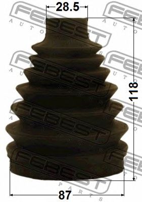 Купить запчасть FEBEST - 0517P-CX7 Пыльник ШРУСа внешний 0517P-CX7
