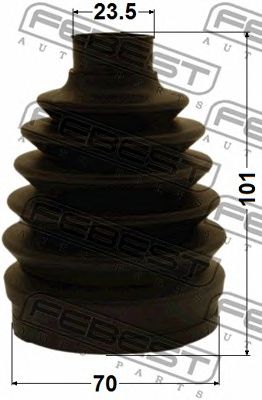 Купить запчасть FEBEST - 0517P-M2 Пыльник ШРУСа внешний 0517P-M2