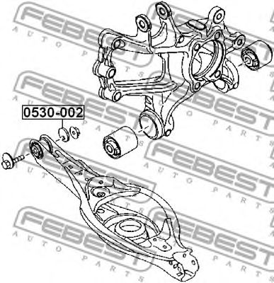 Купить запчасть FEBEST - 0530-002 Эксцентрик MAZDA 6 WAGON GH 2008-2013 0530-002
