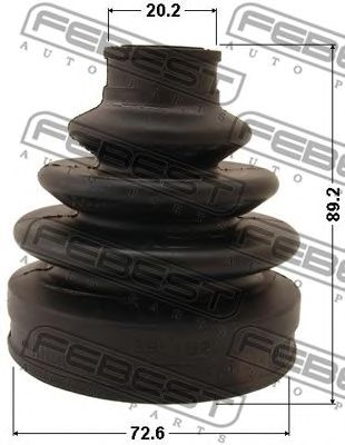 Купить запчасть FEBEST - 0715-GV Пыльник ШРУСа 0715-GV