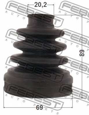 Купить запчасть FEBEST - 0715-RS413 Пыльник ШРУСа внутренний SUZUKI SWIFT RS413/RS415/RS416 2003-2010 0715-RS413