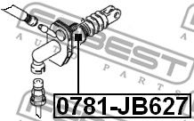 Купить запчасть FEBEST - 0781-JB627 Цилиндр сцепления главный 0781-JB627