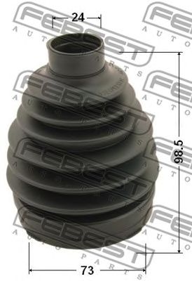 Купить запчасть FEBEST - 0817P-B13 Пыльник ШРУСа 0817P-B13