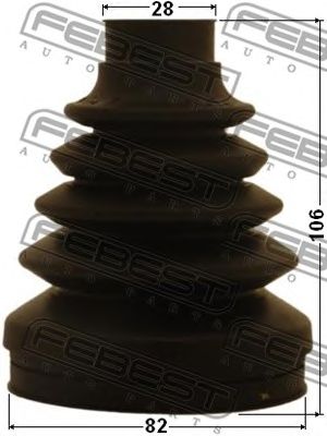 Купить запчасть FEBEST - 1015-CAP Пыльник ШРУСа внутренний 1015-CAP