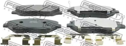 Купить запчасть FEBEST - 1201-SANF Колодки передние HYUNDAI SANTA FE (CM) 2006-2012 1201-SANF