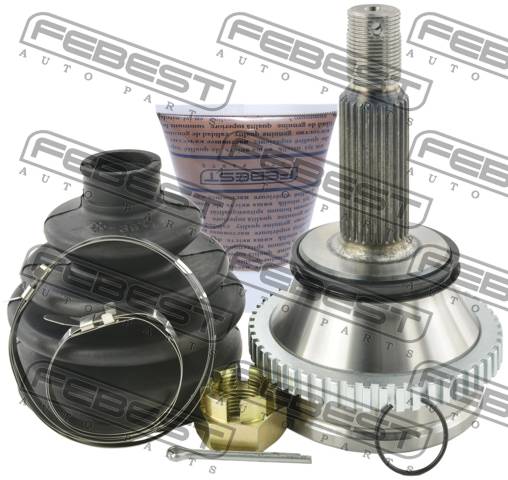 Купить запчасть FEBEST - 1210-SANFEBBRA52 ШРУС внеш задний HYUNDAI SANTA FE 00 (2000-) 1210-SANFEBBRA52
