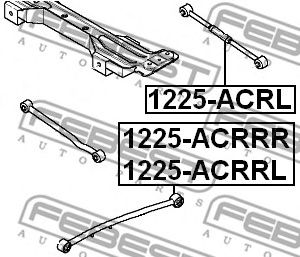 Купить запчасть FEBEST - 1225-ACRL Тяга задн подвески поперечная регулируемая KIA SPECTRA 1225-ACRL