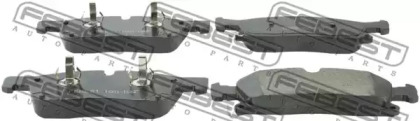 Купить запчасть FEBEST - 1601-166F Колодки передние MERCEDES BENZ ML-CLASS 166 2011- 1601-166F