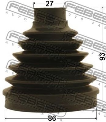 Купить запчасть FEBEST - 1615P-164LH Пыльник ШРУСа внутрениий MERCEDES W164 1615P-164LH