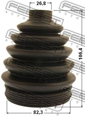 Купить запчасть FEBEST - 1617P-203 Пыльник ШРУСа 1617P-203