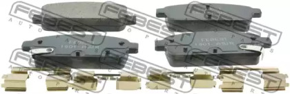 Купить запчасть FEBEST - 1801-ASJR Колодки задние OPEL ASTRA J 2010-2015 1801-ASJR