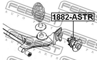 Купить запчасть FEBEST - 1882-ASTR Ступица 1882-ASTR