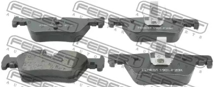 Купить запчасть FEBEST - 1901-F20R Колодки задние BMW 1 F20/F21 2010- 1901-F20R