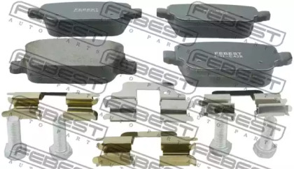 Купить запчасть FEBEST - 2101-CA2R Колодки задние FORD FOCUS II CB4 2008-2011 2101-CA2R