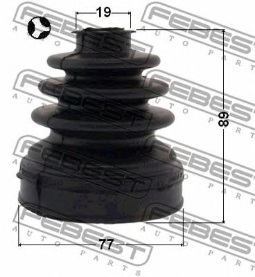 Купить запчасть FEBEST - 2115-CB4T Пыльник ШРУСа внутренний (77x89x19) 2115-CB4T