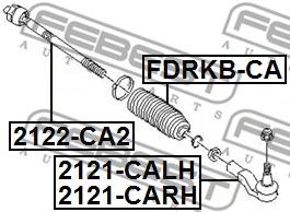 Купить запчасть FEBEST - 2121-CALH Наконечник рулевой левый FORD MONDEO CA2 2007-2014 2121-CALH