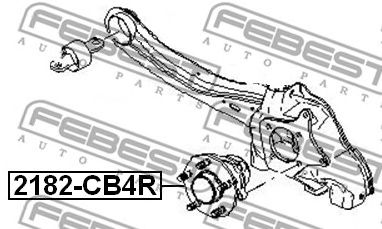 Купить запчасть FEBEST - 2182-CB4R Ступица 2182-CB4R
