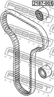 Купить запчасть FEBEST - 2187-001 Ролик натяжной 2187-001