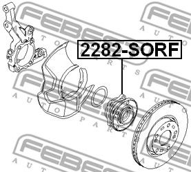 Купить запчасть FEBEST - 2282-SORF Ступица 2282-SORF