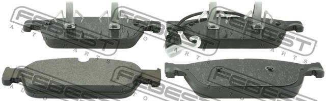 Купить запчасть FEBEST - 2301-T6F КОЛОДКИ ТОРМОЗНЫЕ ПЕРЕДНИЕ подходит для VOLKSWAGEN TRANSPORTER/MULTIVAN T5 2003-2015 2301-T6F