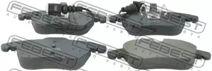 Купить запчасть FEBEST - 2301-TIGF Колодки передние AUDI Q3 2011- 2301-TIGF