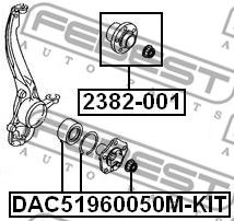 Купить запчасть FEBEST - 2382-001 Ступица 2382-001