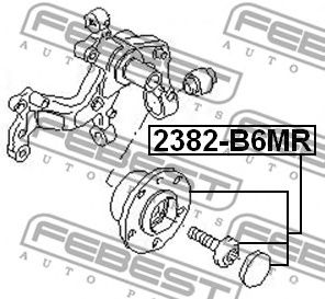 Купить запчасть FEBEST - 2382-B6MR Ступица 2382-B6MR