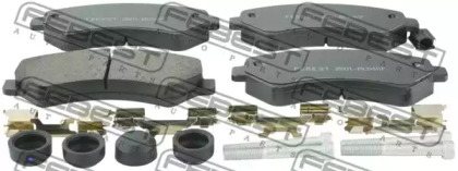 Купить запчасть FEBEST - 2501-BOXIIIF Колодки передние CITROEN JUMPER III/ RELAY III 2006- 2501-BOXIIIF