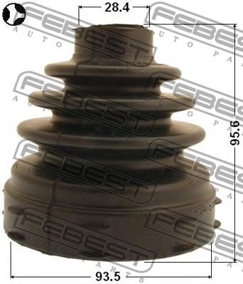 Купить запчасть FEBEST - 2515-BOX3T Пыльник ШРУСа внутренний FIAT DUCATO 2006- 2515-BOX3T
