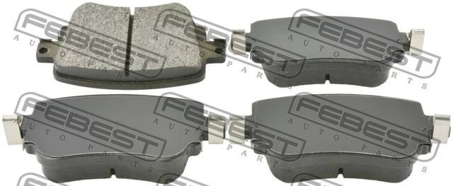 Купить запчасть FEBEST - 2601-OCTA7R Колодки задние AUDI Q3 12- 2601-OCTA7R