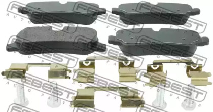 Купить запчасть FEBEST - 2901-DIIIR Колодки задние ПОДХОДИТ ДЛЯ Land Rover DISCOVERY III 2005-2009 2901-DIIIR
