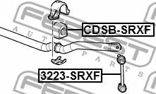Купить запчасть FEBEST - 3223-SRXF Тяга стабилизатора передняя CADILLAC SRX 2003-2010 3223-SRXF