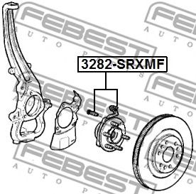 Купить запчасть FEBEST - 3282-SRXMF Ступица передняя CADILLAC SRX 2003-2010 3282-SRXMF