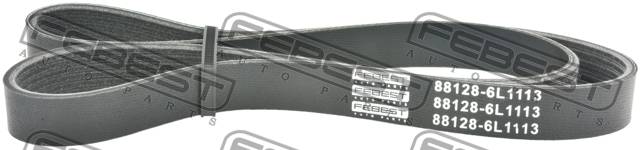 Купить запчасть FEBEST - 88128-6L1113 Ремень поликлиновой 6 клинов 88128-6L1113