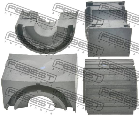 Купить запчасть FEBEST - ADSB-8PF-KIT Втулка стабилизатора - половинка передн AUDI A3/A3 Sportback 03-13 (компл-2 половинки) ADSB-8PF-KIT