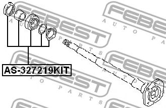 Купить запчасть FEBEST - AS-327219KIT Подшипник полуоси комплект AS-327219KIT