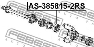 Купить запчасть FEBEST - AS-385815-2RS Подшипник привода колеса AS-385815-2RS