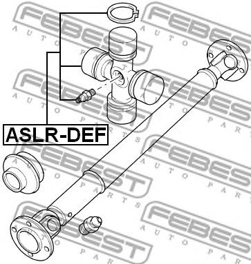Купить запчасть FEBEST - ASLR-DEF Крестовина карданного вала FORD TRANSIT 00-06, LAND ROVER DEFENDER 87-06 ASLR-DEF