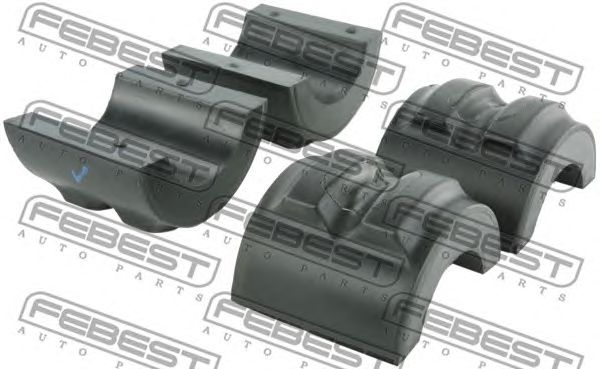 Купить запчасть FEBEST - BZSB-219F-KIT Втулки стабилизатора передние MERCEDES E W211 (компл-4 половинки) BZSB-219F-KIT