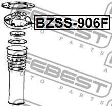 Купить запчасть FEBEST - BZSS-906F Опора передн амортизатора MERCEDES SPRINTER (906) BZSS-906F