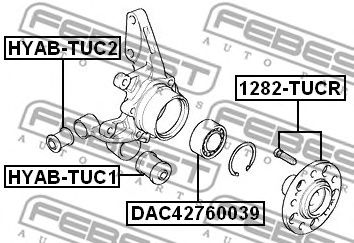 Купить запчасть FEBEST - DAC42760039 Подшипник ступицы DAC42760039