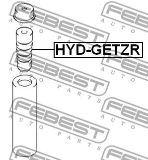 Купить запчасть FEBEST - HYD-GETZR Отбойник амортизатора задний HYUNDAI GETZ 2002-2011 HYD-GETZR
