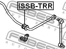 Купить запчасть Febest - ISSBTRR Втулка стабилизатора зад прав/лев ISUZU BIGHORN/TROOPER UX 1992-1997/D=19 ММ