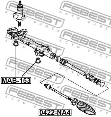 Купить запчасть FEBEST - MAB-153 Сайлентблок рулевой рейки MAB-153