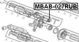 Купить запчасть FEBEST - MBAB-027RUB Сайлентблок MBAB-027RUB