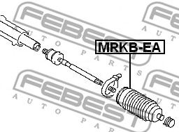 Купить запчасть FEBEST - MRKBEA Пыльник рулевой рейки MITSUBISHI LEGNUM EA/EC# 1996.06-2002.08 [JPN]