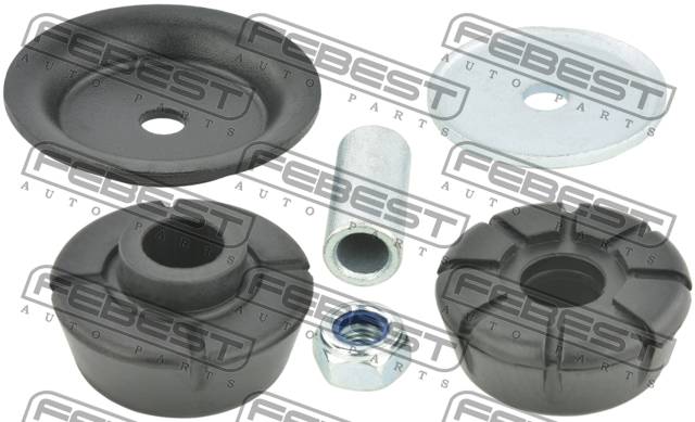 Купить запчасть FEBEST - MSB-KB4TF-KIT Втулка амортизатора переднего MITSUBISHI PAJERO SPORT 08-15 (ремкомпл) MSB-KB4TF-KIT