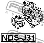 Купить запчасть FEBEST - NDS-J31 Шкив генератора NDS-J31